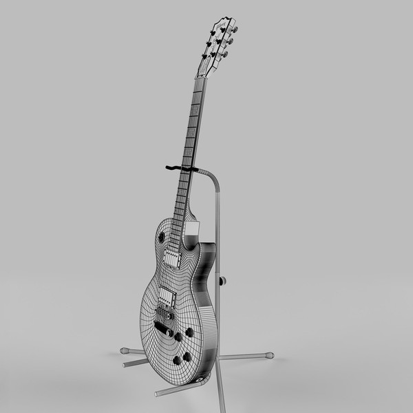 3d model guitar gibson les paul - Gibson Les Paul by mifody